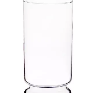 Skleněná váza výška 20cm průměr 10cm