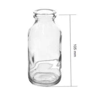 Skleněná váza BOTTLE d5cm v10cm